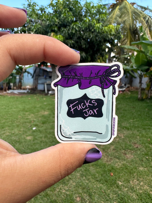 All out - F*cks Jar Sticker
