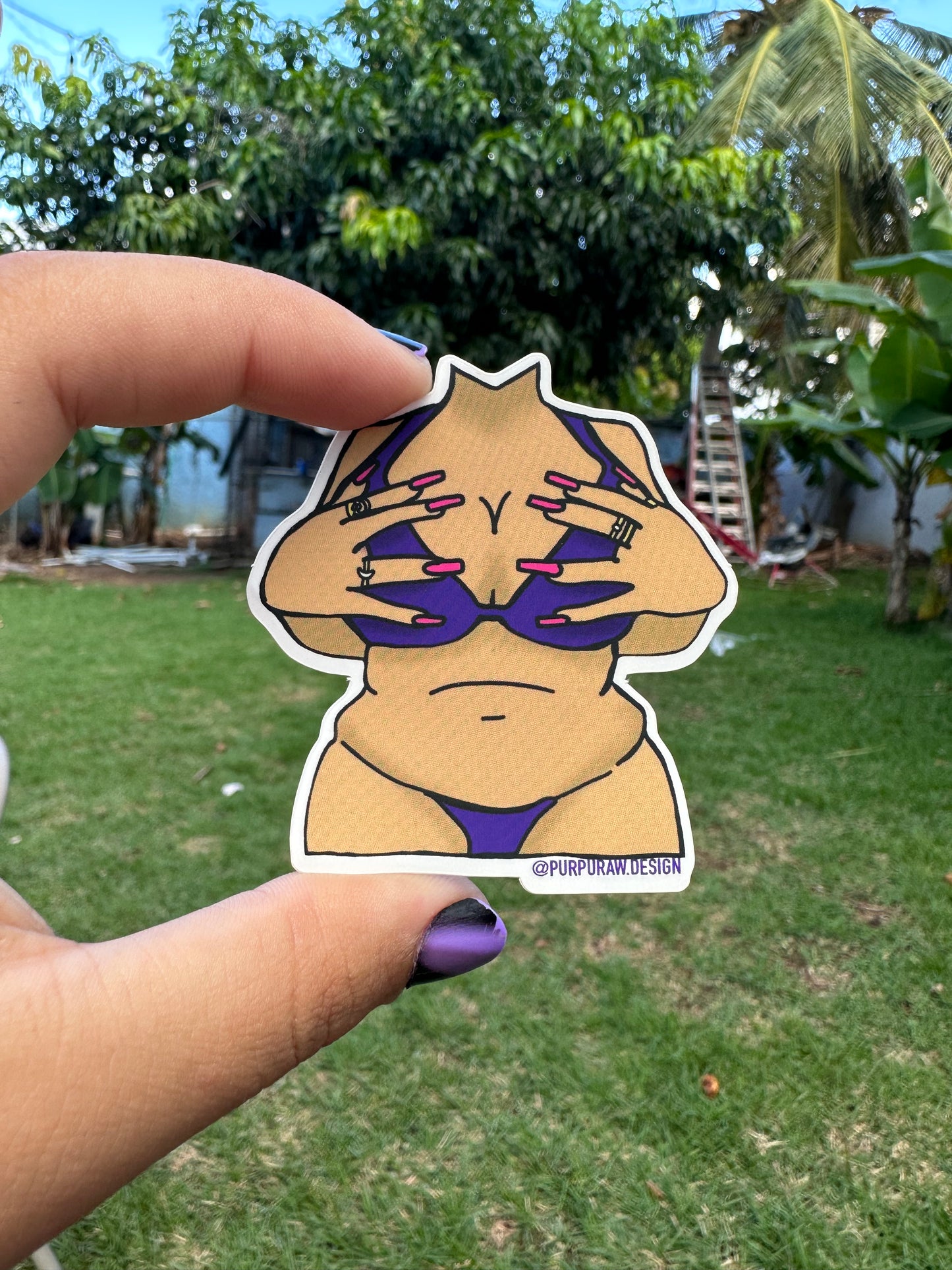 Baddie in a Bikini Sticker