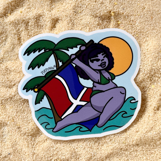 "Dominicana Sooooy" Sticker