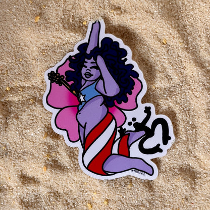 "Puertorriqueña" Sticker